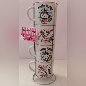 Hello Kitty stacked mugs - set of 4